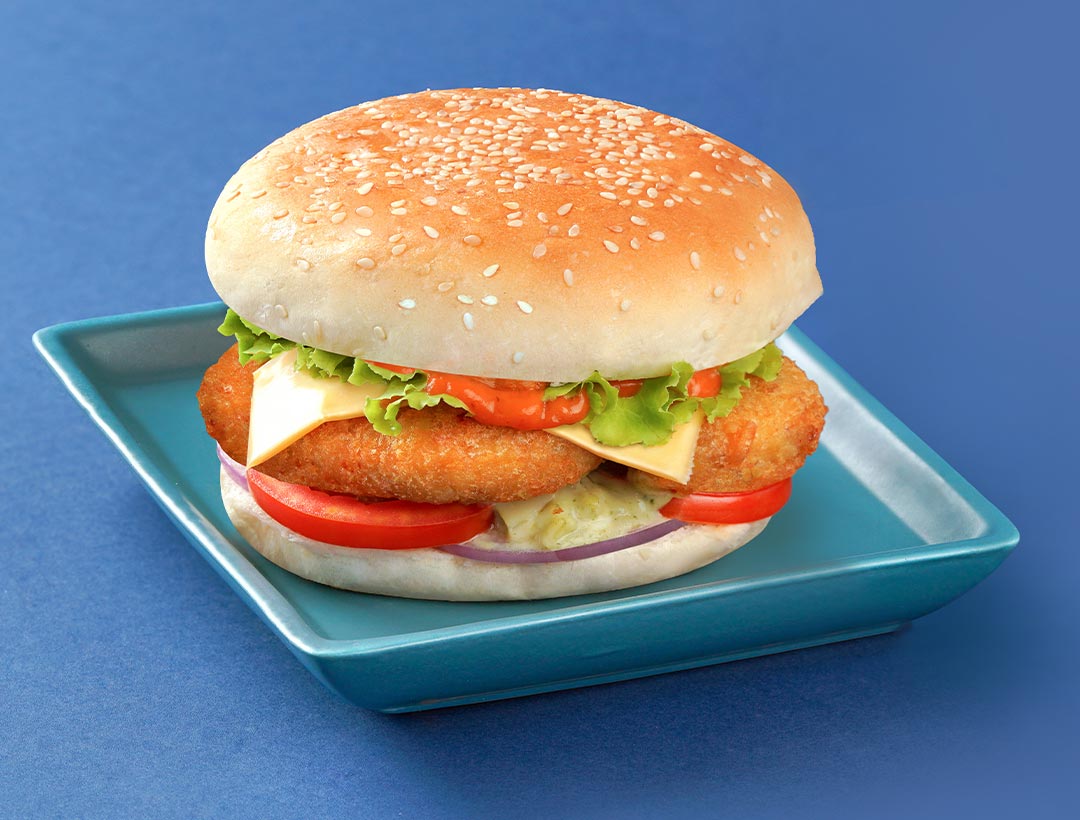 Smoky Aloo Tikki Burger